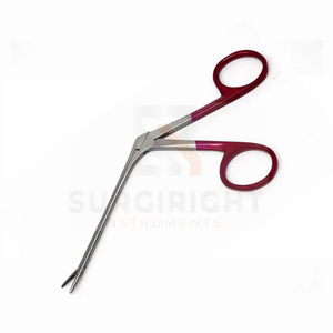 Pinzas de cocodrilo de fuerza ENT Handel de color rojo, pinzas de oreja de acero inoxidable, pinzas de Cirugía de cocodrilo de Surgiright Instrument - Product Image 5