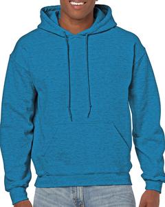 Streetwear surdimensionné pour hommes, 100% coton, sweat à capuche brodé, impression numérique, pull teint en plaine pour l'hiver - Product Image 1