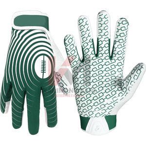 Guantes de Fútbol Americano Personalizados de Fábrica a Precio de Venta al por Mayor para Entrenamiento, Carrera y Rendimiento en el Día del Juego - Product Image 1