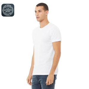 T-shirt d'été à manches courtes en coton pour hommes, grande taille, col rond - Product Image 2