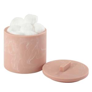 Ensemble de salle de bain en céramique de velours rose de qualité supérieure rangement élégant polyvalent parfait pour la vanité de l'hôtel à la maison et les essentiels quotidiens - Product Image 2