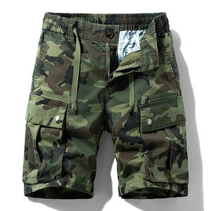 Pantalones cortos Cargo de algodón de camuflaje para hombre 2025, pantalones cortos informales con múltiples bolsillos a la moda para hombre, prendas de vestir, pantalones cortos transpirables para correr para hombre - Product Image 4