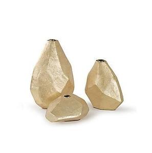 Ensemble de 3 vases à fleurs de table indiens faits à la main en métal les plus vendus pour les occasions de mariage. - Product Image 2