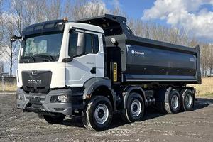Nouveau camion lourd MAN TGS 41.400 BB 8x4 Euro 5, benne basculante, moteur diesel, caméra arrière, direction à gauche 360°, capacité 31-40T, automatique 30t - Product Image 2