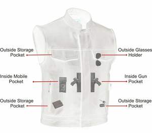 Chaleco de cuero personalizado de alta calidad de Maximize Wear, Top transpirable de buen diseño para vestir a la moda de invierno - Product Image 4