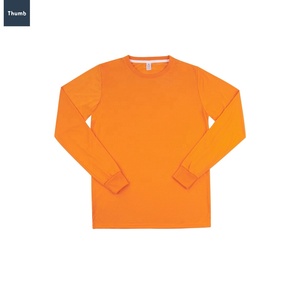 Sublimation Blanks Long Sleeves T-shirt Custom Private Label for Brand Low MOQ High Quality 170-180 Grams Very Soft for <b>Men</b> - Product Image 4