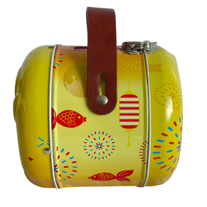 Lata de metal personalizable OEM, caja de regalo vacía de grado alimenticio para caramelos, goma de mascar, característica reciclable de azúcar para pastel de chocolate - Product Image 3