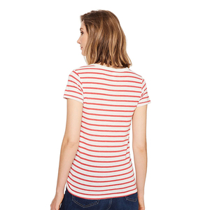 เสื้อยืดผ้าฝ้าย100% สำหรับผู้หญิงเสื้อยืดสตรีดีไซน์ทันสมัย - Product Image 3