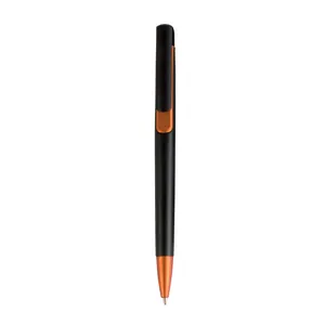 Penna a Scatto Personalizzata Nera con Fusto in Metallo, Gadget Promozionale - Product Image 4