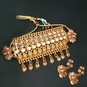 Real Creation Copper Necklace <b>Set</b> with Ad Stone Choker FBB0093A <b>Fine</b> <b>Jewelry</b> <b>Sets</b> - Product Image 1