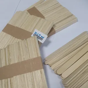 Migliore vendita 2024 bastoncini di gelato in legno prezzo all'ingrosso compostabile per uso alimentare monouso in legno naturale fabbrica in vietnam