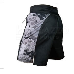 Pantalones Cortos Deportivos para Hombre al por Mayor, Cintura Elástica, Color Sólido, Tejido Transpirable, Ideales para Entrenamiento - Product Image 3