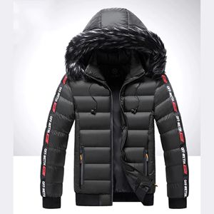 2026 hommes hiver chaud épais coupe-vent veste manteau hommes nouvelle mode col de fourrure détachable à capuche veste imperméable pour hommes - Product Image 2