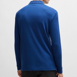 Camiseta Informal para Hombre, Transpirable, de Fibra de Bambú, con Dos Botones, Tejido Jersey con Estampado Personalizado - Product Image 4