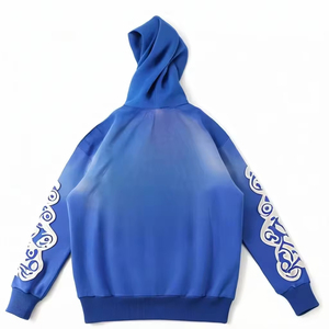 Sweat-shirt à capuche unisexe hip hop surdimensionné personnalisé poids lourd de luxe sweat-shirt à capuche imprimé de haute qualité Vente en gros - Product Image 2