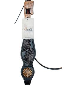 Tachuela de caballo ecuestre tallada a mano de cuero labrado con logotipo personalizado de primera calidad para montar a caballo - Product Image 4