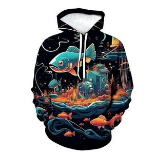 Sudadera de pesca Ropa deportiva de pesca con capucha Manga larga Diseño personalizado Sublimación Impreso Rendimiento Fleece Pesca con capucha - Product Image 3