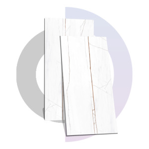 Porcelaine 600x1200mm Carrelage de sol Riverso Carrelage aspect blanc antidérapant tendance architech décor de sol ensuite carrelage mural - Product Image 4