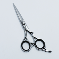 Ciseaux de barbier professionnels de haute qualité en acier J2 avec finition polie, logo personnalisé, pour la beauté et les soins personnels