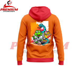 Sudadera con capucha y sudaderas en blanco de alta calidad para hombre Sudadera con capucha con cremallera personalizada Sudadera con capucha holgada de talla grande para hombre - Product Image 4