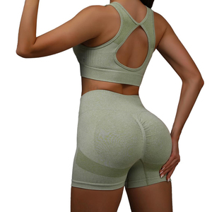 Ropa de gimnasio de diseño único Conjuntos de mujer Ropa deportiva Entrenamiento Fitness Activewear Conjunto de 2 piezas Conjuntos de mujer - Product Image 2