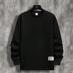 Survêtements 100% coton de qualité supérieure pour hommes, manches longues, respirants, 2 pièces, logo élégant, survêtements décontractés personnalisés - Product Image 3