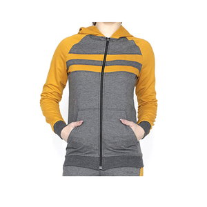 Conjunto Deportivo de Invierno 2026 para Mujer, 2 Piezas, Sudadera con Capucha y Pantalones, Manga Larga con Cierre, Traje Casual Cálido, OEM - Product Image 6