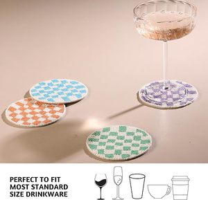 Unique Glass Beaded Dining <b>Table</b> <b>Coaster</b> High Quality Hand Beaded Work With Custom Floral Design Low Price <b>Coaster</b> for Christmas - Product Image 2