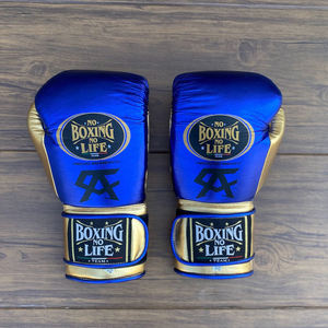 Gants de boxe professionnels de qualité supérieure, neufs, sans boîte, en cuir à lacets, personnalisables, séchage rapide, respirants, pour adultes - Product Image 2