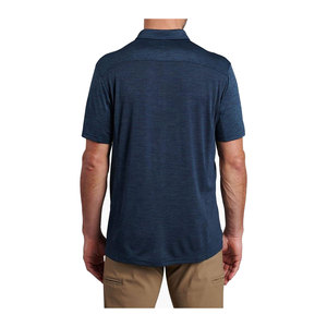 OEM Service-Camisetas informales de manga corta para hombre, camisetas de polo 100% algodón con estampado de logotipo personalizado, patrón sólido de talla grande - Product Image 6