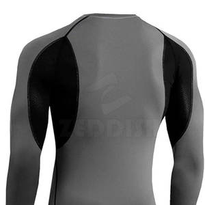 Combinaison de compression de gymnastique pour hommes avec logo personnalisé nouveauté 100% coton motif solide grande taille quantité minimale de commande bas pour l'hiver - Product Image 6