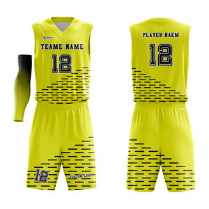 Camiseta de Baloncesto Sublimada de Diseño al por Mayor, Camisetas sin Mangas, Conjunto de Equipación, Camiseta de Baloncesto para Hombre - Product Image 6