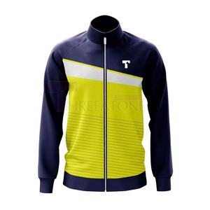 Veste de sport fonctionnelle pour hommes avec fermeture éclair durable et col haut Veste de sport et de course pour hommes - Product Image 2