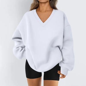 Top-Notch 100% coton bio sweats à capuche Anti-rides femme qualité supérieure sweats respirant manches longues chemises décontractées - Product Image 2