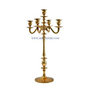 Candélabre de décoration de table de concepteur merveilleux meilleure vente mariage et événements décor de table fantaisie nouveau style candélabre éclaircissant - Product Image 6