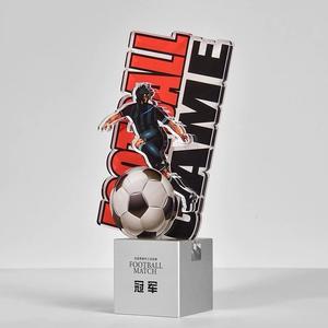 ถ้วยรางวัลกีฬาอะคริลิคแบบกำหนดเองทนทานต่อการขัดเงารีไซเคิลสำหรับการแข่งขันที่ยอดเยี่ยม - Product Image 5