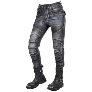 Nuevos hombres D-Ride Moto Motorcycle Riding Jeans Transpirable Equipo de protección de secado rápido para Touring Black Blue Motocross - Product Image 3