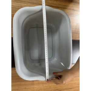 อ่างล้างหน้า/อ่างซักผ้าพลาสติกทรงสี่เหลี่ยมผืนผ้าขนาด 31x39 ซม. ทนทานจากผู้ผลิตตุรกี - Product Image 3