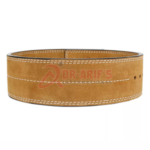 Cinturón de levantamiento de culturismo de diseño superior Cinturón de gimnasio de entrenamiento de cuero de levantamiento de pesas para entrenamiento de seguridad de Fitness - Product Image 3