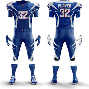 2025 último diseño fútbol americano Jersey uniforme colores claros 12 paneles transpirable manga corta de talla grande hecho mejor calidad - Product Image 3