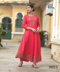 เสื้อผ้าสไตล์ kurti แบบยาวที่สวยงามน่าสนใจเสื้อผ้าตามชาติพันธุ์ราคาต่ำสุดในตลาด - Product Image 1
