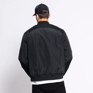 Chaqueta bomber de gran tamaño transpirable OEM personalizada de alta calidad para hombre, chaqueta y abrigos informales de otoño e invierno para hombre, prendas de vestir de talla grande - Product Image 3