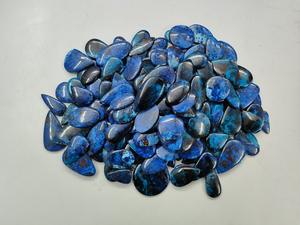 Livraison gratuite, Unique Cabochon de pierres précieuses Azurite et Chrysocolla, 1 pièce, ample, pour anneau, vente en gros - Product Image 4