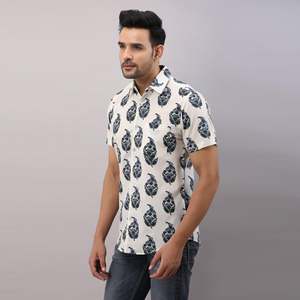 100% Cotton Woven Plaid <b>Shirt</b> for Men's Casual Wear-Breathable & Short Sleeve-Size XL - Product Image 3