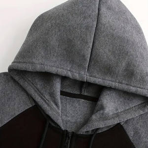 Conjunto Deportivo de 2 Piezas para Hombre, Sudadera con Capucha y Pantalones Deportivos con Cremallera, Unisex, 100% Algodón, con Logotipo Personalizado - Product Image 3