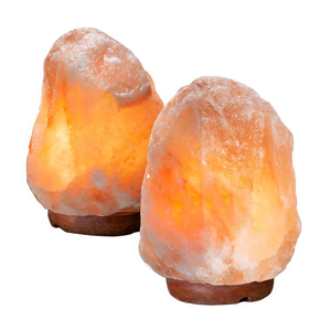 โคมไฟตั้งโต๊ะทรงธรรมชาติโคมไฟเกลือหิมาลายันงานฝีมือจากปากีสถาน - Product Image 6