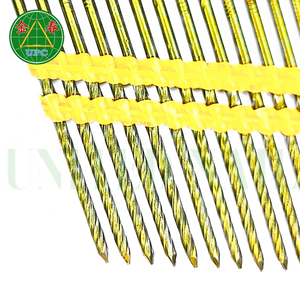 Clous en bande de 3 pouces, 4000 pièces pour la fabrication de palettes, traités thermiquement, résistance longue durée, tête à carreaux, type anneau/vis - Product Image 6