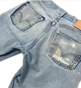 Jeans personnalisé de haute qualité en denim 100% coton avec poche cachée et fermeture éclair pour hommes - Product Image 3