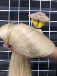 Proveedores al por mayor Extensión de cabello a granel de Vietnam virgen natural doble dibujado 1PCs 12 pulgadas Extensiones de cabello de color más claro - Product Image 2