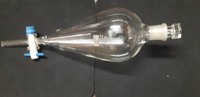 MAYALAB Borosilicate 500ml Pear-Shaped Separating Funnel Laboratory Use | OEM Customizable Glass Stopper 24/29mm Joint PTFE Knob